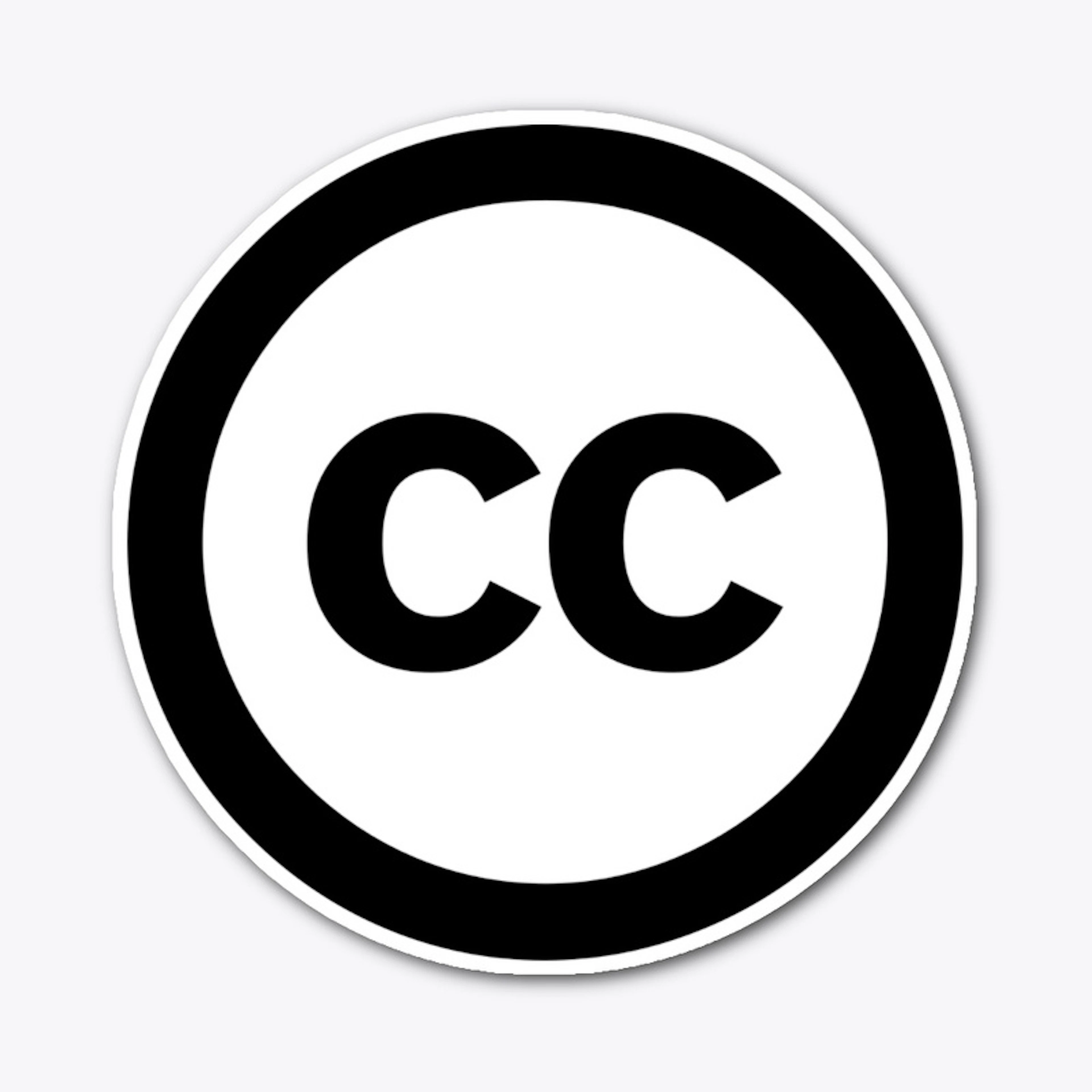 CC Logo Sticker
