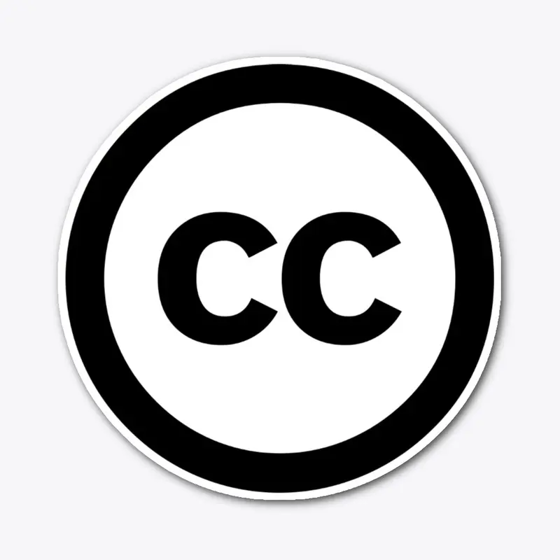 CC Logo Sticker